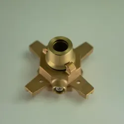 Roseta para caja medidor de agua 5/8 bronce