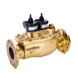 Macromedidor de agua de bronce compuesto 3