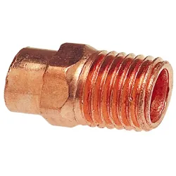 Adapter macho push fitting de 3/4 para pex / cobre / cpvc nibco 9030950ps