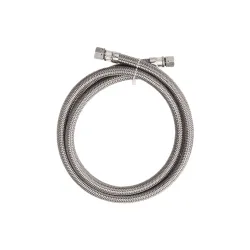 Tubo de abasto (manguera) flexible para refrigerador de 1/4” x 1/4” coflex