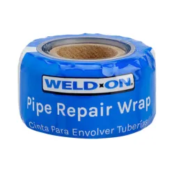 Cinta (tape) reparacion de tuberia de agua color negro 2,54 x 25,4 cm, 0,5 mm