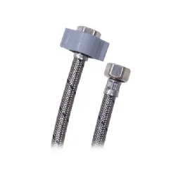 Tubo de abasto flexible p/gas 1/2 f.i.p. x 1/2 f.i.p. coflex