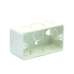 Caja rectangular pvc conduit 1/2-3/4
