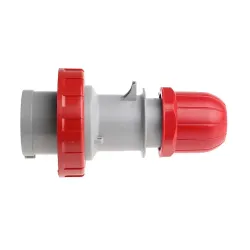 Plug grado industrial tipo pin 16 amperios 380/415 voltios 3 polos 4 hilos p6
