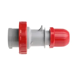 Plug grado industrial tipo pin 32 amperios 380/415 voltios 3 polos 4 hilos p6