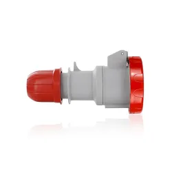 Conector plug grado industrial tipo pin 32 amperios 415 voltios 3 polos 4 hilos c6