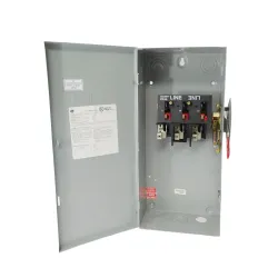 Safety switch interruptor de seguridad sin fusible de 100 amperios 3 polos 240 voltios tgn3323