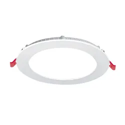 Lampara panel led redonda delgada empotrada luz blanca 12w rca