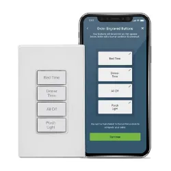 Switch control ambiente decora smart wifi blanco d2scs-1bw leviton