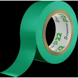 Tape cinta  color verde  33 pies - 10 metros  prysmian  p22