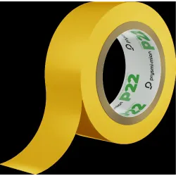 Tape cinta color amarillo 33 pies - 10 metros  prysmian  p22