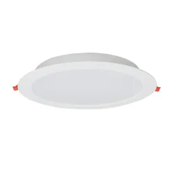 Lampara panel led redonda con sensor de movimiento empotrada de 3 colores 18w rca