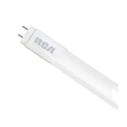 Tubo led de vidrio t8 dobre 60 cm 9w 6600k 85-277v rca