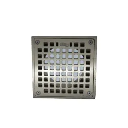 Parrila ajust nckl bronce cuadrada 6 ajust nckl con rosca