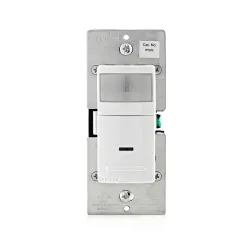 Interruptor switch con sensor de movimiento empotrable 180 de rango decora leviton
