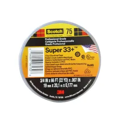 Tape gutapercha electrico 3/4 33 con caja 3/4 x 66 pies 3m