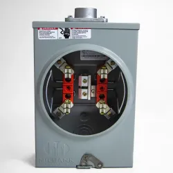 Caja de medidor cuadrada de 125 amperios milbank