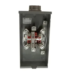 Caja de medidor trifasica de 200 amperios milbank