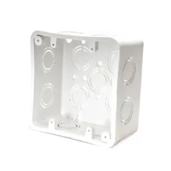 Caja cuadrada pvc 1/2 x 3/4