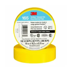 Tape gutapercha electrico temflex amarillo 3/4 x 60 pies 3m