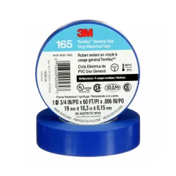 Tape gutapercha electrico temflex azul 3/4 x 60 pies 3m