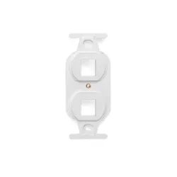 Inserto quick duplex blanco 41087-2wp