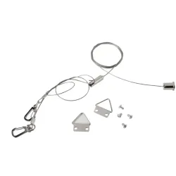 Cables para colgar lampara de 2x2 panel