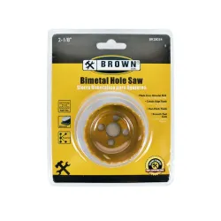 Broca sierra de metal 2-1/8 para perforar brown br28034