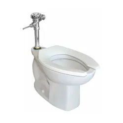 Taza para fluxometro alta comercial blanca modelo cadet fx elderly american standard