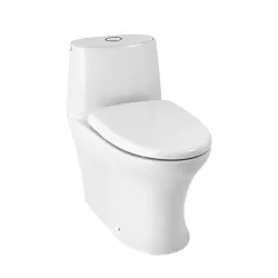 Inodoro blanco one piece elongado modelo mercury american standard