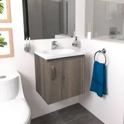 Mueble basico elevado de 48 x 38 baudo con lavamano