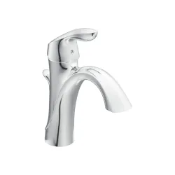 Llave de lavamanos baja cromada modelo eva