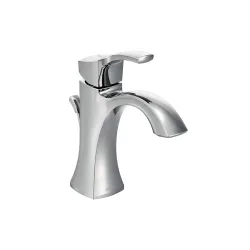 Llave de lavamanos baja acabado cromado modelo voss moen