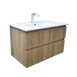 Mueble elevado (solo)color cambrian oak  modelo venus minoa tamaño 81x46.5x52