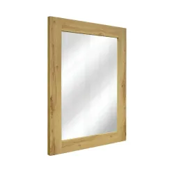 Espejo con marco tamaño 65x85x3 modelo genova minoa color roble hercules