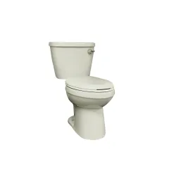 Inodoro alargado blanco marfil de 15 de altura minoa