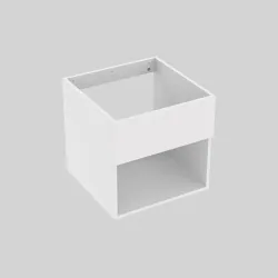 Mueble para tina de lavar color blanco tamaño: 50x50 firplak (tina se vende por separado)