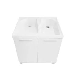 Mueble para tina de lavar blanco 80 x 60 minoa