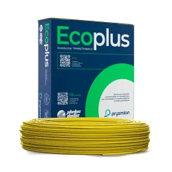 Cable thhn-thwn #14 awg amarillo rollo