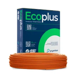 Cable thhn-thwn #14 awg naranja rollo