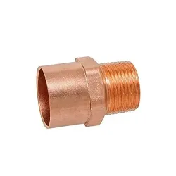 Adaptador macho cobre reducido 1/2 x 3/8