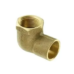 Codo adaptador hembra cobre 1-1/4