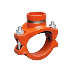 Tee mecanica con salida ranurada de   8 x 2 1/2 victaulic