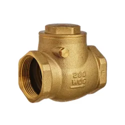 Válvula de retención horizontal de 1 bronce agua potable