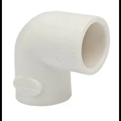 Codo 1 1/2 x 90 pvc liso para agua potable calibre 40