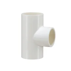 Tee lisa  pvc de 1 1/2  x  1 1/4 para agua potable calibre 40