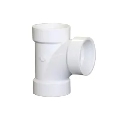 Tee sanitaria liza de 2 x 1 1/2 pvc calibre 40