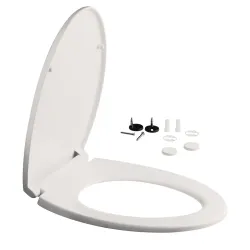  asiento alargado cierre lento blanco 