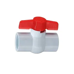 Valvula bola pvc 1 1/4 con rosca