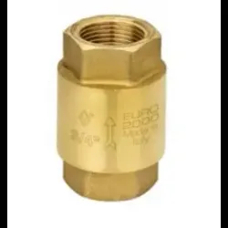 Check valve con resorte de bronce de 1 1/4 vertical bugatti para agua potable